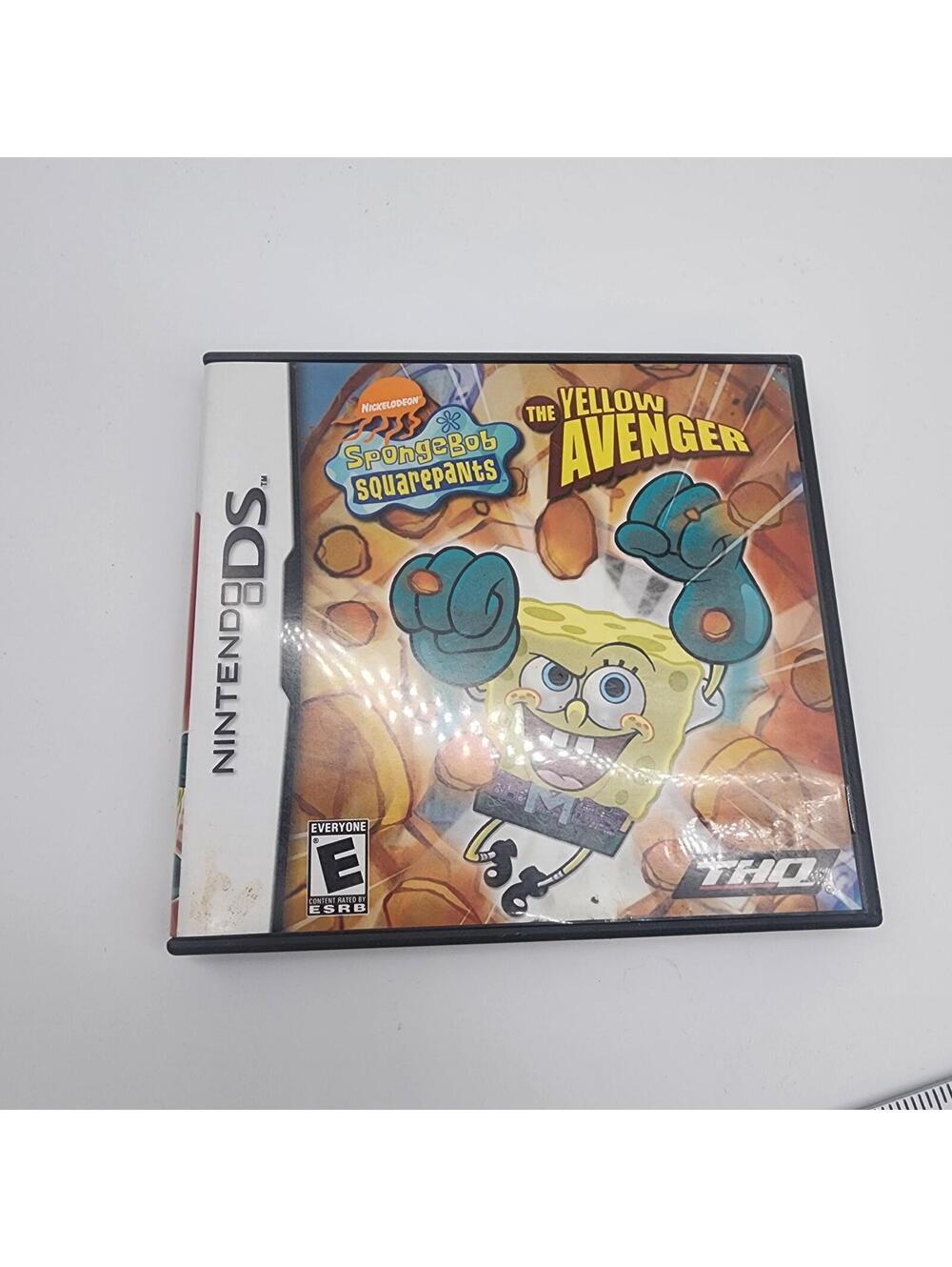 SpongeBob SquarePants: The Yellow Avenger Nintendo DS Complete in Box
